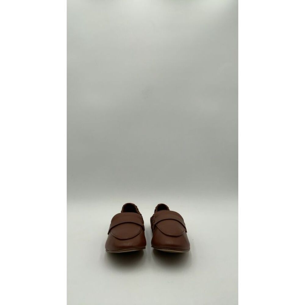 Quince Women Italian Leather Soft Loafer Cognac Shoes 6